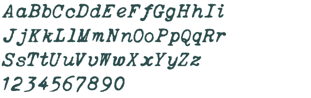 ITALIC_TYPEWRITER__font_preview_77832_2